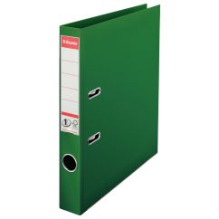Biblioraft plastifiat int-ext A4, 50mm, verde, Esselte Standard No.1