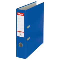 Biblioraft plastifiat A4, 75mm, albastru, Esselte Economy