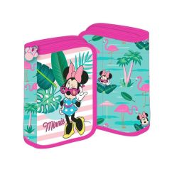 Penar, neechipat, 1 fermoar, 2 extensii, roz-verde, Minnie Mouse