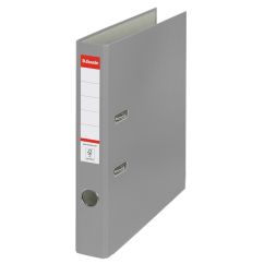 Biblioraft plastifiat A4, 50mm, gri, Esselte Economy