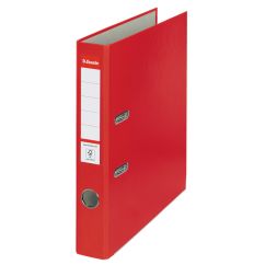 Biblioraft plastifiat A4, 50mm, rosu, Esselte Economy