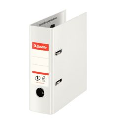 Biblioraft plastifiat int-ext A5, 75mm, alb, Esselte Standard No.1 Vivida