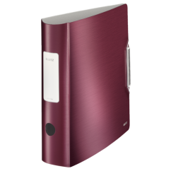 Biblioraft polyfoam A4, 75mm, 180 grade, grena, Leitz Active Style