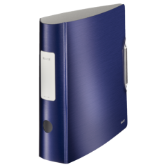 Biblioraft polyfoam A4, 75mm, 180 grade, albastru-violet, Leitz Active Style