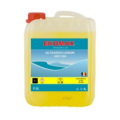 Detergent lichid pentru vase, canistra 5L, lamaie, Ekomax Ultradish Lemon
