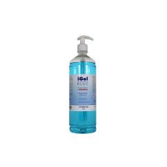 Gel dezinfectant pentru maini, distruge bacterii/fungi/virusi, 70% alcool, 1L, iGel Blue