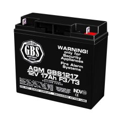 Acumulator stationar, 12V, 17Ah, F3 AGM VRLA GBS1217, TED Electric