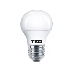 Bec LED, E27, G45, 230V, 7W, 6400K, 560lm, lumina rece, TED Electric
