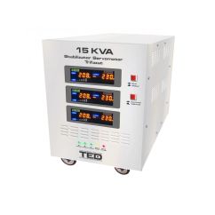 Stabilizator de tensiune, cu servomotor, 15KVA-SVC, TED Electric