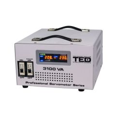 Stabilizator de tensiune, cu servomotor, 3100VA-SVC, TED Electric