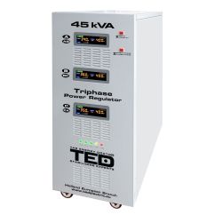 Stabilizator de tensiune, cu servomotor trifazat-trifazat, 45KVA-SVC, TED Electric