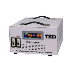 Stabilizator de tensiune, cu servomotor, 5200VA-SVC, TED Electric