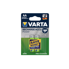 Acumulatori AA (R6), 1.2V, 2100mAh, Ni-MH, 2 buc/set, Varta