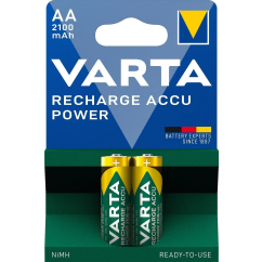 Acumulatori AA (R6), 1.2V, 2100mAh, Ni-MH, 2 buc/set, Varta