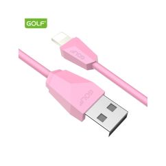 Cablu USB - Lightning, iPhone, diamond sync, roz, Golf GC-27i