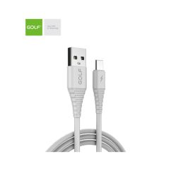 Cablu USB - microUSB, faste charge, flyning fish, alb, Golf GC-64m