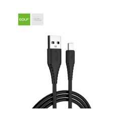 Cablu USB - microUSB, faste charge, flyning fish, negru, Golf GC-64m