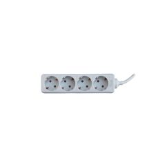 Prelungitor, 4 prize schuko, 1.5m, cablu 3x1mm, alb, TED Electric