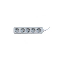 Prelungitor, 5 prize schuko, 5m, cablu 3x1mm, alb, TED Electric