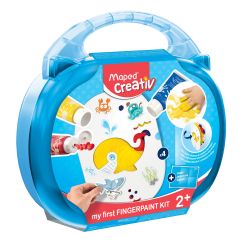 Set creativ, pictura cu degetele, Maped My First