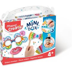 Set creativ, stickere mozaic, Maped Mini Box