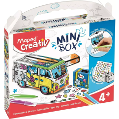 Set creativ, jucarie carton, Maped Mini Box