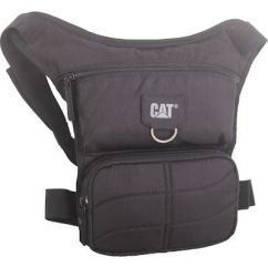 Borseta picior, material 600D polyester, negru, Caterpillar Millennial Classic - Steve