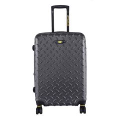 Troler, material ABS hard case, 44x65x27cm, gri inchis, Caterpillar Industrial Plate