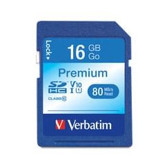Card de memorie, SDHC, clasa 10, 16GB, Verbatim