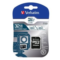 Card de memorie, micro SDHC, pro, cu adaptor, 32GB, U3, Verbatim