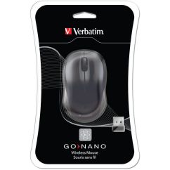 Mouse Wireless, 1600 dpi, negru, Verbatim