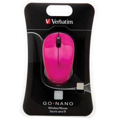 Mouse Wireless, 1600 dpi roz, Verbatim