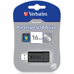 Memorie stick USB 2.0, 16GB, negru, Verbatim