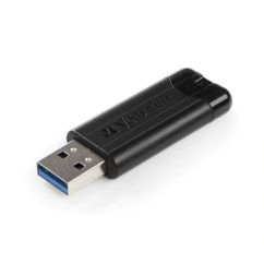 Memorie stick USB 3.0, 16GB, V3, negru, Verbatim Pinstripe
