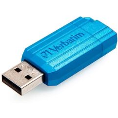 Memorie stick USB 2.0, 32GB, albastru, Verbatim Pinstripe