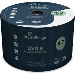 DVD-R, 4.7GB, 16x, 50 buc/set, MediaRange