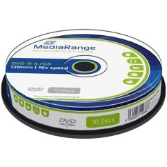 DVD-R, 4.7 GB, 16x, 10 buc/set, MediaRange