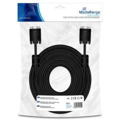 Cablu calculator/monitor, VGA tata - VGA tata, 20m, negru, MediaRange