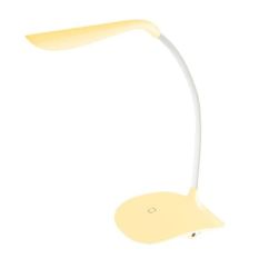 Lampa de birou, flexibila, 3 moduri de intesitate, touch control, 3.5W, galben, Standard