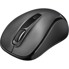 Mouse wireless, 2400 dpi, silent click, negru, Trust