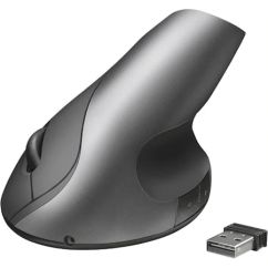 Mouse wireless, ergonomic, negru, Trust Varo