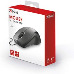 Mouse USB, optic, 800 dpi, negru, Trust Carve