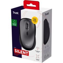 Mouse wireless, 1600 dpi, negru, Trust Yvi