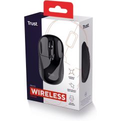 Mouse wireless, 1600 dpi, negru, Trust Primo