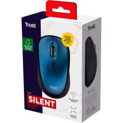 Mouse wireless, 1600 dpi, albastru, Trust Yvi