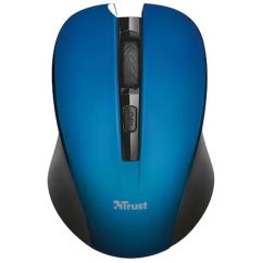 Mouse wireless, 1800 dpi, albastru, Trust Silent Click