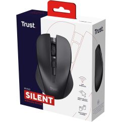 Mouse wireless, 1800 dpi, negru Trust Silent Click