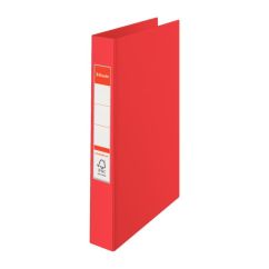 Caiet mecanic A4, 4 inele/R25mm, 42mm, rosu, Esselte Standard Vivida
