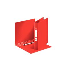 Caiet mecanic A5, 2 inele/R25mm, 42mm, rosu, Esselte Standard Vivida