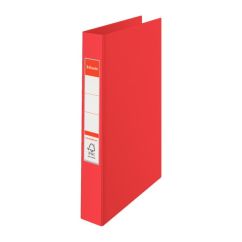 Caiet mecanic A4, 2 inele/R25mm, 42mm, rosu, Esselte Standard Vivida